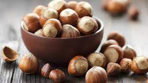 roasted hazelnuts in shell